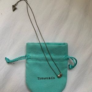 Tiffany & Co. Sterling Silver Bean Necklace